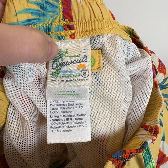 Crewcuts Size: 8 Tropical Floral Hawaiian Swim Trunks - Picture 6 of 6